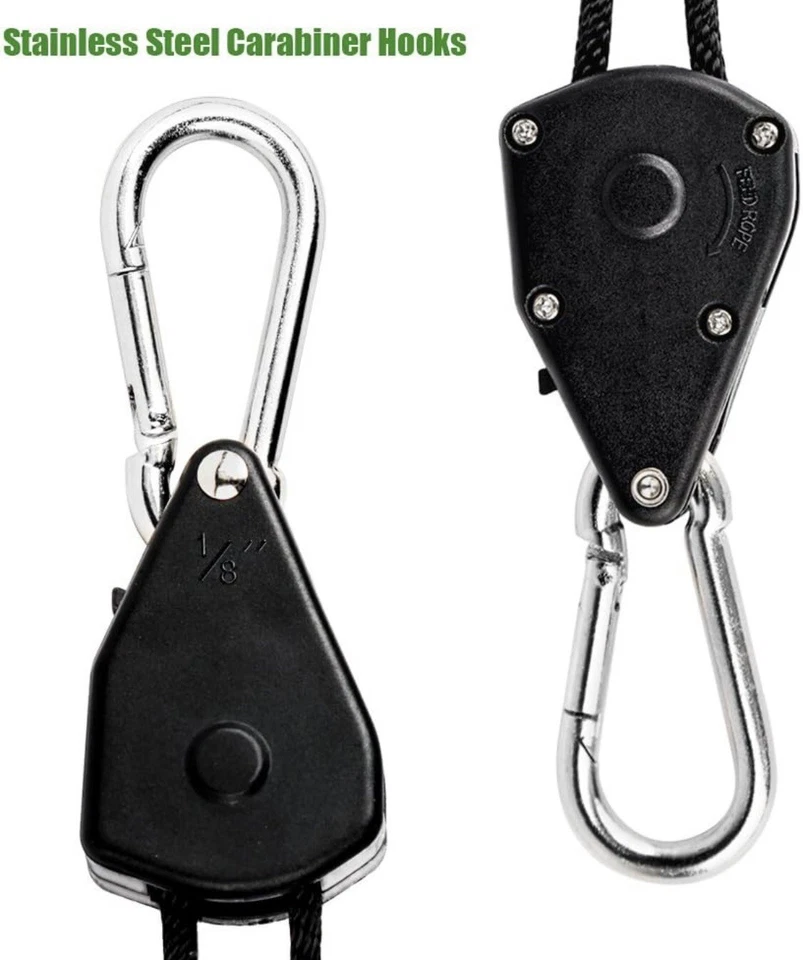 Colgador de luz de trinquete de cuerda (percha de 1/8 pulgadas) - A0082 Foto 2 de 4