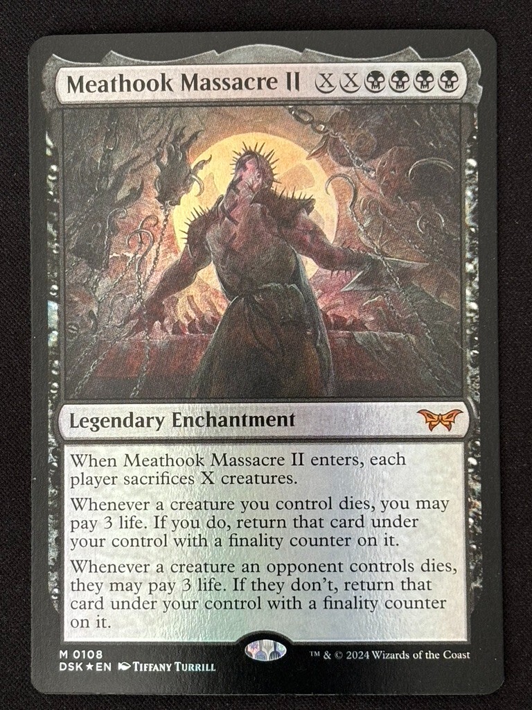 1x MTG Meathook Massacre II (Foil) - Duskmourn: House of
