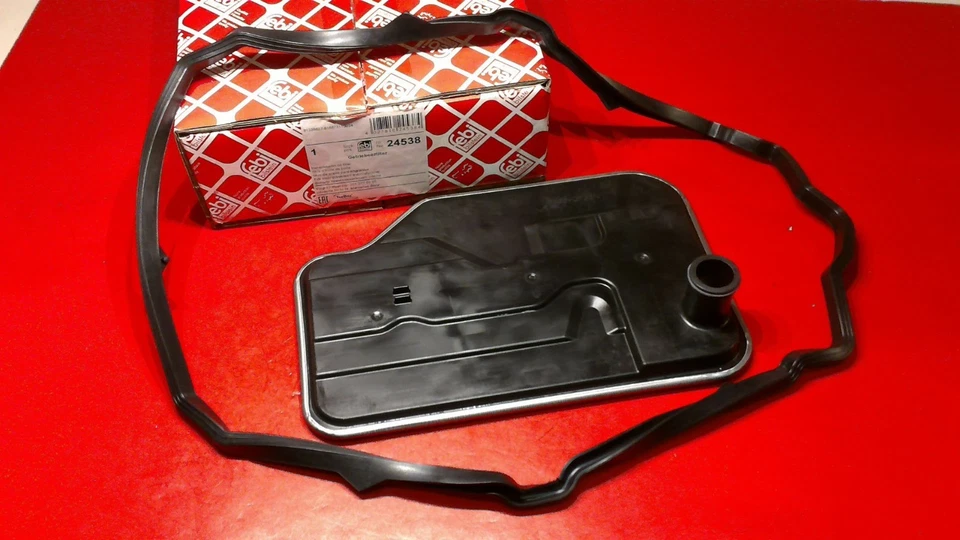 Mercedes Auto Trans Filter Kit (FILTER+GASKET) C CL CLK CLS E GL ML S R SLK FEBI - Image 2 of 4