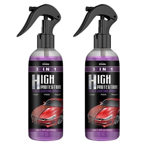 100ML 3 in 1 High Protection Quick Car Coat Ceramic Coating Spray Hydrophobic US - Picture 15 of 20