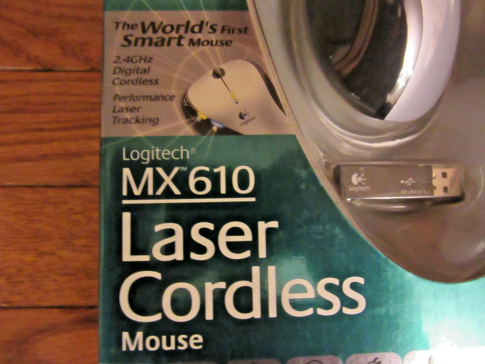 Logitech MX610 Laser Cordless Mouse NOS in Open Box - Image 2 of 4