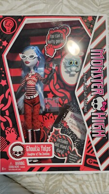 Monster High Ghoulia Yelps Doll First Wave Hoots NIB New In Box | eBay
