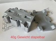 1x Lego Technic Technic Weight 6389939 80428 Light Grey from 42146 Liebherr Crane