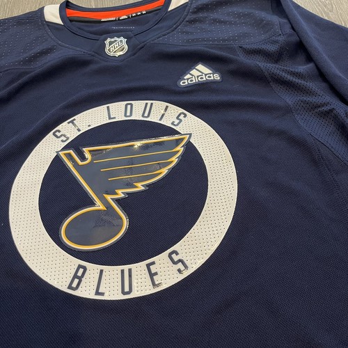 St. Louis Blues Adidas NHL Practice Jersey Size Men’s 54 - Picture 2 of 7