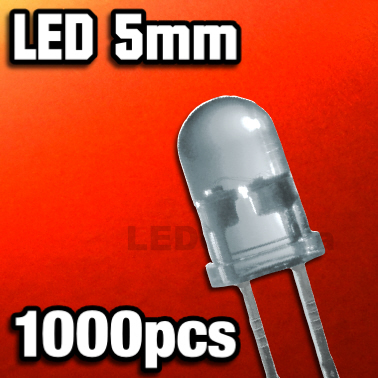 LED Rouge 5mm super lumineuse 12000mcd haute intensité pour signalisation longue distance