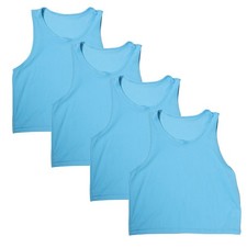 4 Pcs Children's Basketball Sportswear Soccer Scrimmage Vest Kids
