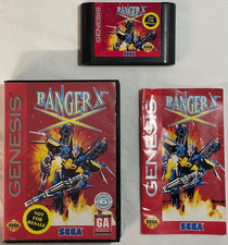 Sega Genesis Ranger X - Not For Resale Version RARE - CIB - Case + Game + Manual