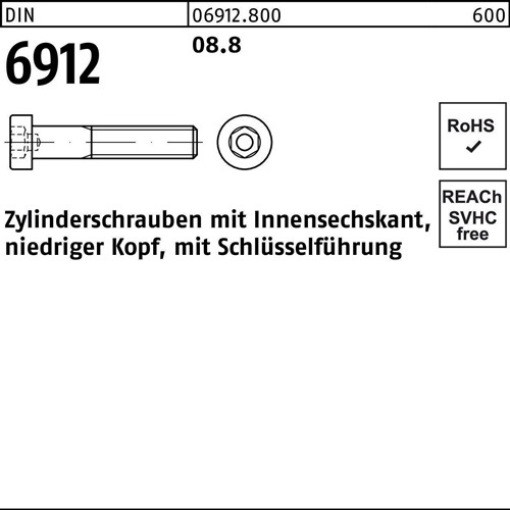 100 Stück Selbstschneidende Schrauben 5,5 X 50mm Flachkopf