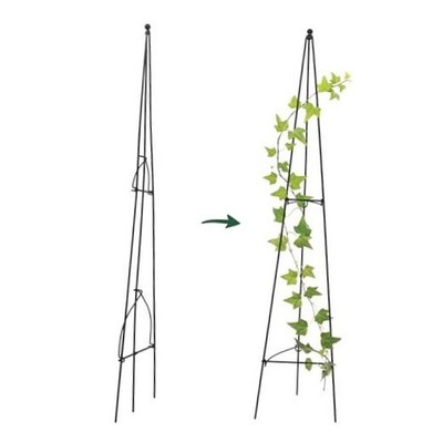Arcadia Garden Products   No Assembly Required   4 ft Folding Metal 4 Feet