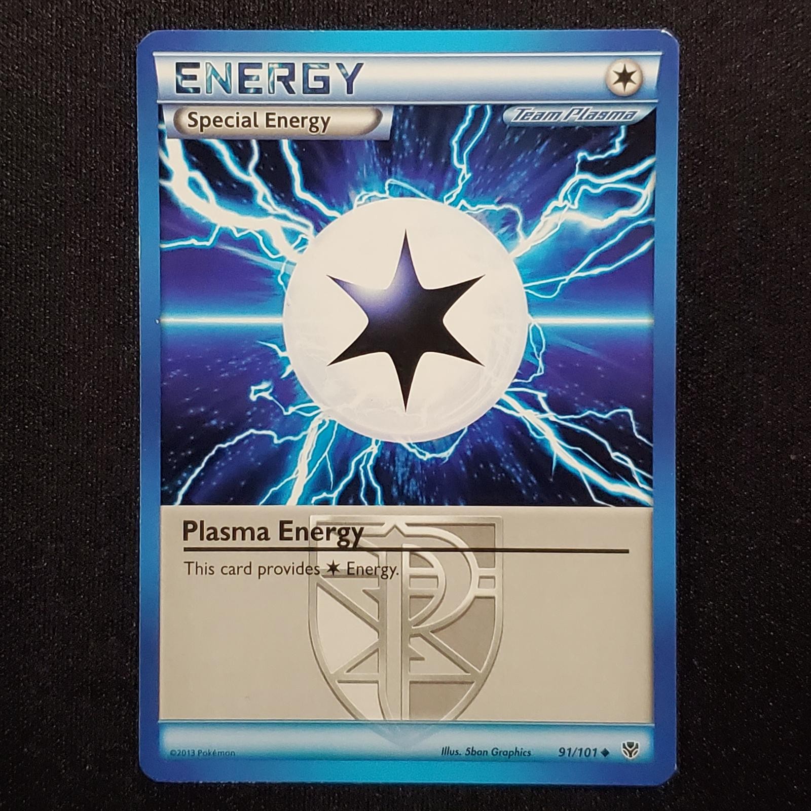 Plasma Energy 91/101 Uncommon Plasma Blast Pokemon Moderately Played