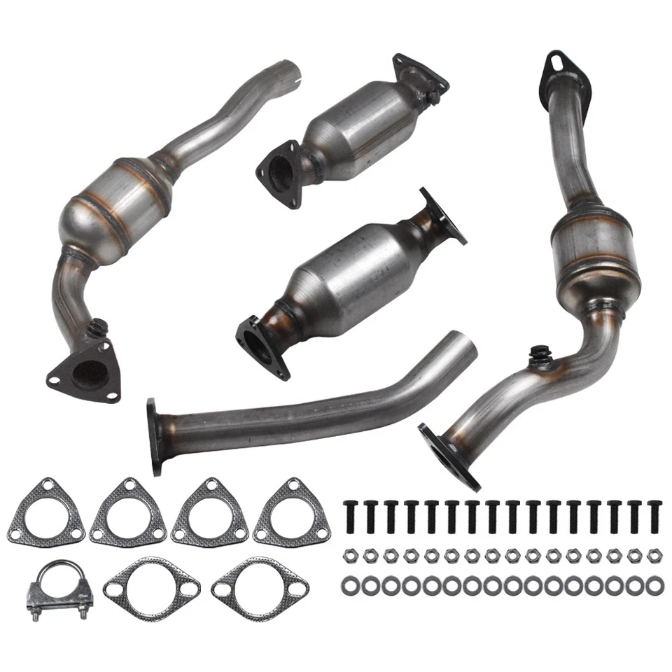 For 2001 2002-2004 Nissan Frontier Xterra 3.3L All Four Catalytic Converter Set - Image 2 of 4