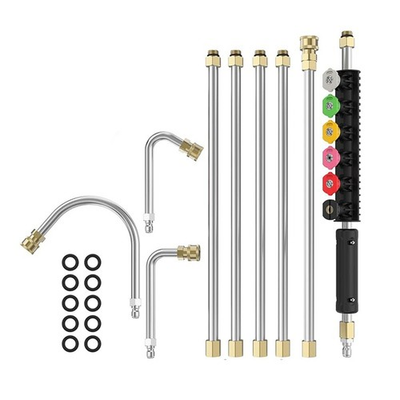 #ad 9FT Pressure Washer Wand with Nozzle Set for Efficient For Gutter and Roof Care $89.90