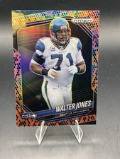 Walter Jones 2025 Panini Prizm Black Snakeskin HOF SEAHAWKS #135