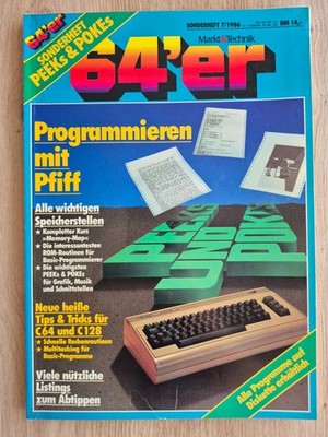   64's Special Issue No. 7 Programming with Whistle   Commodore C64 / C128
