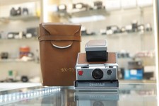 POLAROID SX70-BR0WN SX-70 Film Land Camera, Used