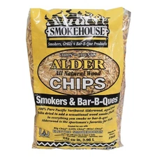 Smokehouse Alder Fine Wood Chips, All Natural Premium Smoke Flavor, 2 Pounds