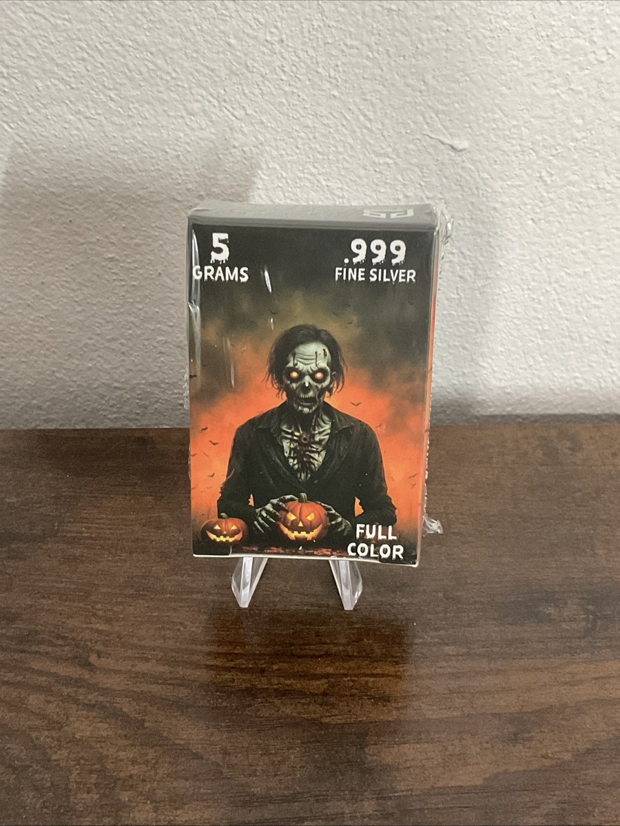 その他 Zombification p706p5g 5 gram silver .999 full color zombie limited 1000 pieces | eBay