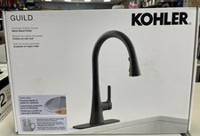 Kohler R33912-BL Guild Pull-down Kitchen Sink Faucet Matte Black