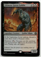 Ultimate Green Goblin #157 (Foil) (NM) Spider-Man SPM Magic MTG