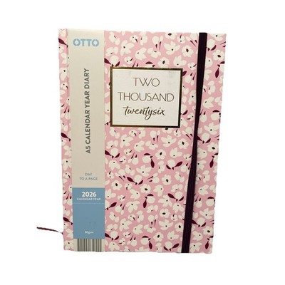 Two Thousand Twenty Six 2026 A5 Calendar Year Diary OTTO