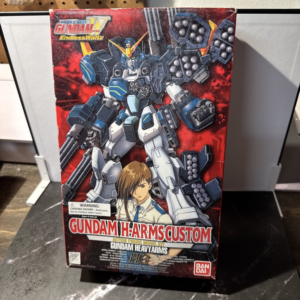 Bandai MOBILE SUIT XXXG-01 H2 Gundam Heavy Arms Custom 1/100 HG JP