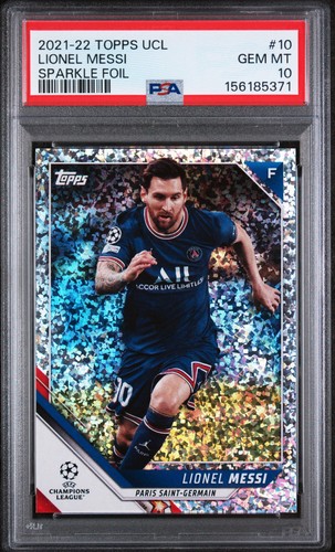 2021-22 Topps Uefa Champions League - Lionel Messi #10 Sparkle Foil