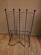 Vintage CD Storage Tower Rack Stand Black 40 single 4 doubles