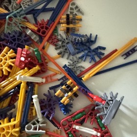 KNEX Motor Rods & Connectors Mixed 1.4 Pounds Bulk Lot K'NEX
