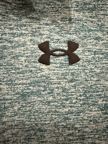 Suéter Under Armour Para Hombre Twist 1/4 Cremallera Manga Larga Golf Verde azulado M - Imagen 5 de 9