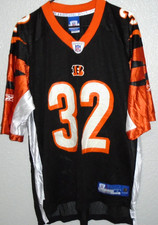 Vintage Rudi Johnson Cincinnati Bengals NFL Football Jersey Reebok Size Large