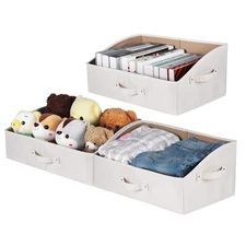 Storage Bins for Closet Shelves Storage Baskets for Shelves Trapezoid Storage...