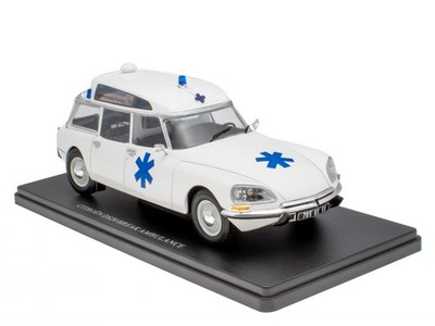 Citroen DS 20 Break Ambulance 1974 Modellauto Cit027 Hachette 1:24