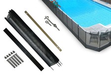 UPC 741360781641 product image for Pool Fence DIY by Life Saver Fencing Section Kit, 4 x 12-Feet, Black | upcitemdb.com