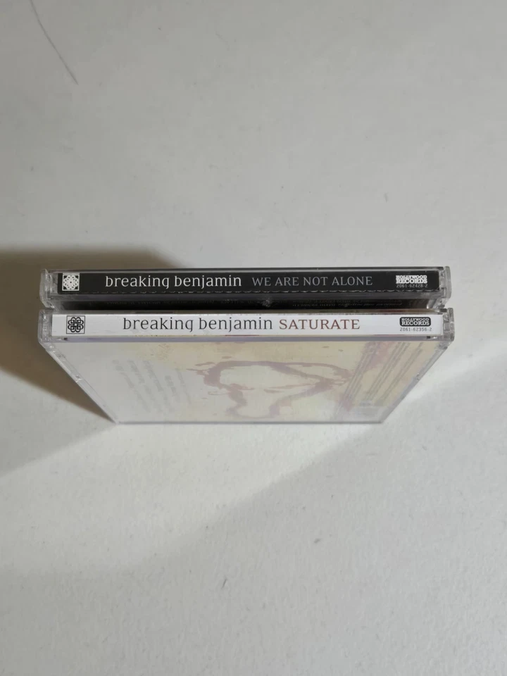 Lot of 2 Breaking Benjamin CD's - Saturate & We Are Not Alone - Image 3 of 4
