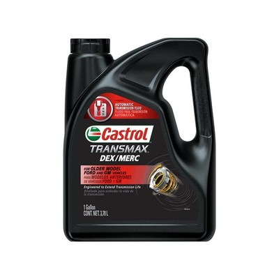 Castrol Transmax DEX/MERC ATF Fluid 1 Gallon Chrysler Fiat Mopar Toyota Honda