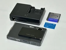 SONY Cyber Shot DSC-T7 5.1MP 3x Compact Digital Camera Black From Japan