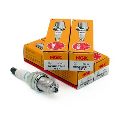 4x Zündkerze NGK 7553 BKUR5ET-10 für AUDI A4 8E B6 B7 8H 2.0 00-08 A6 4B C5 2.0 