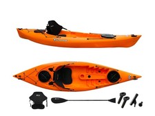 Canoa 1 posto Privat 2.0 Fishing Big Mama Kayak monoposto da pesca 295 cm + 2 ga