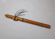Vintage 18" First Act Native American Style Wooden Flute Key of A, White Cedar