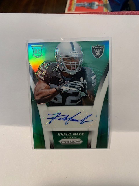 Khalil Mack Panini Prizm Autograph Rookies #ARKM Prizm