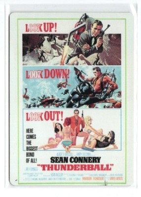 James Bond Archives 2016 Spectre Metal Movie Poster M4 Thunderball #093/100