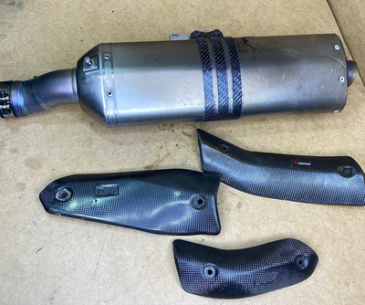 KTM 690 smc enduro Husqvarna 701 Akrapovic TITANIUM carbon exhaust