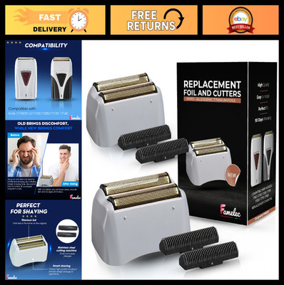 Foil & Cutters for Andis Foil Shaver - Replacement Razor Blades & Gold Foil 1715