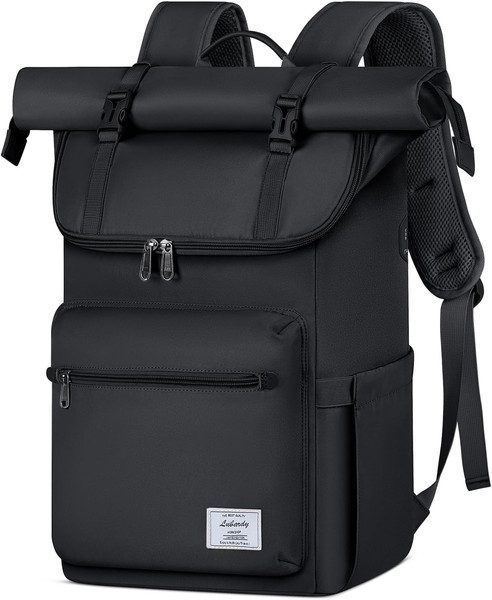 Rolltop Rucksack Herren Damen Wasserdicht Rucksack Herren Laptop Rucksack 17,3 Z-image