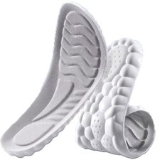 SOLO ACTFIT 4D Cloud Soles Memory Foam Shoe Inserts,Support Shock 39-40, Gray