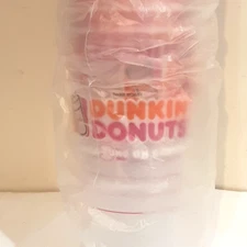 LOT OF 25 DUNKIN DONUTS DISPOSABLE PLASTIC CUPS