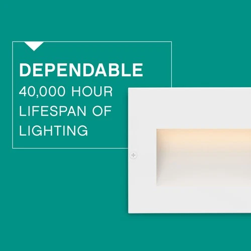 Hinkley Lighting 1563 White Taper 5"W Led Step Light - Picture 3 of 5