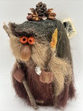 VTG Ken Arensbak Folk 6  TROLL Doll Orange Ey...