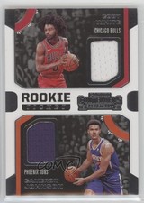 2019-20 Contenders Rookie Ticket Dual Swatches Coby White Cameron Johnson 0c3