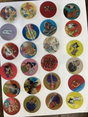 Slug Holographic Pogs Lot Of 32